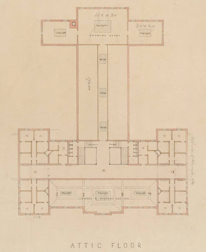 Attic floor, Main Building