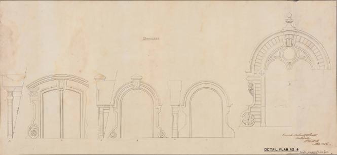 Detail Plan no. 4 (dormer windows), Main Building