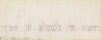 Front elevation of Vassar College, Poughkeepsie, NY