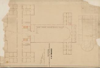 Drawing no. 4, third story plan, Main Building