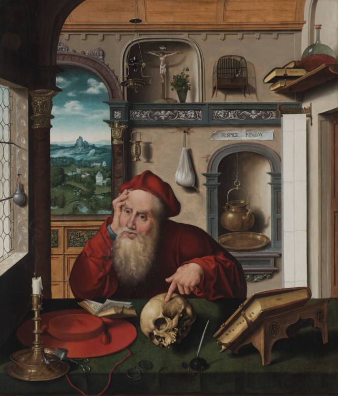Saint Jerome in his Study
