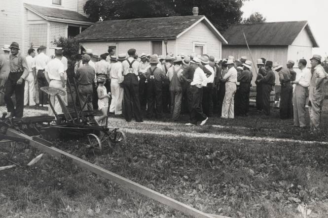 Public auction in central Ohio