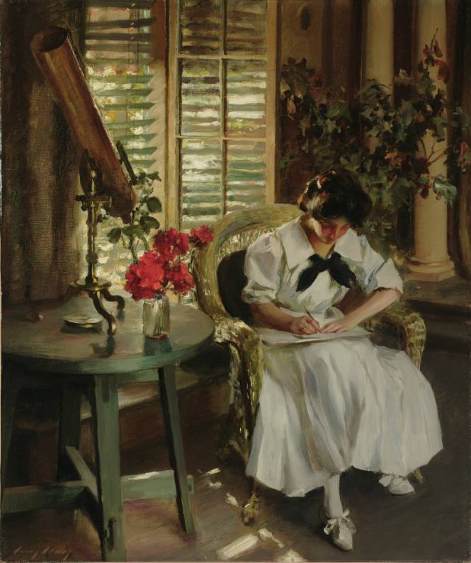 Girl Writing