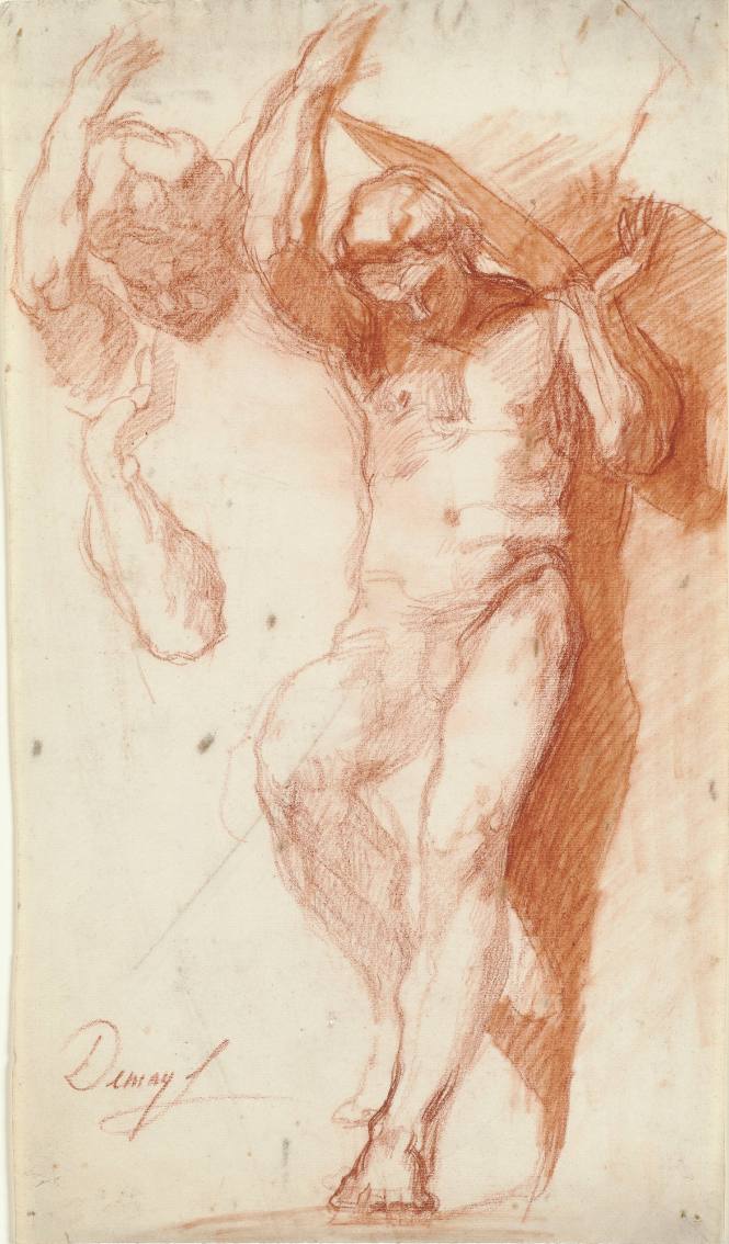 Study for relief sculpture (figure study)