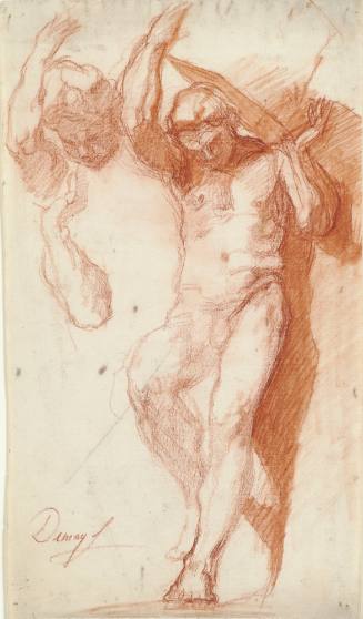 Study for relief sculpture (figure study)