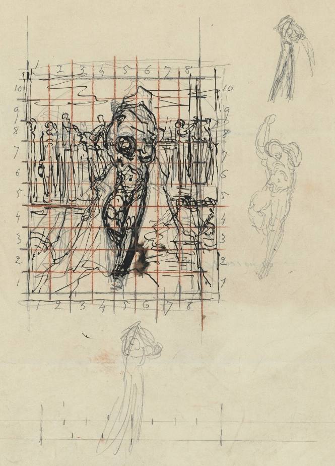 Study for relief sculpture