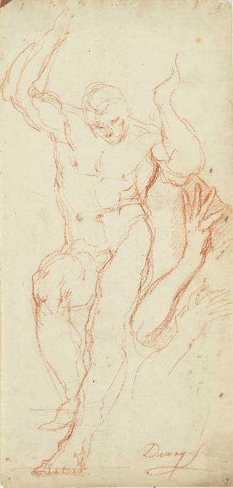 Study for relief sculpture (figure study)