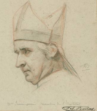Portrait study of a bishop