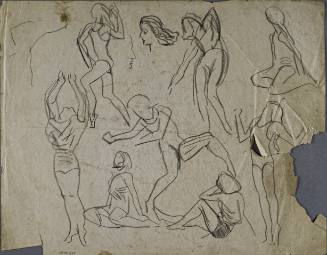 Untitled (Multiple figure studies)f