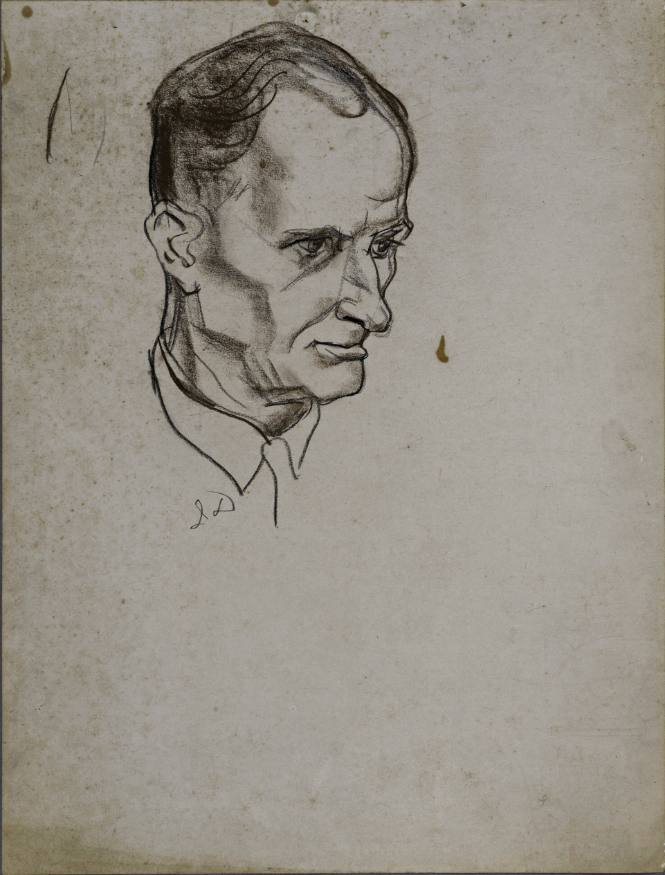 Untitled (Three quarter profile of an older man)