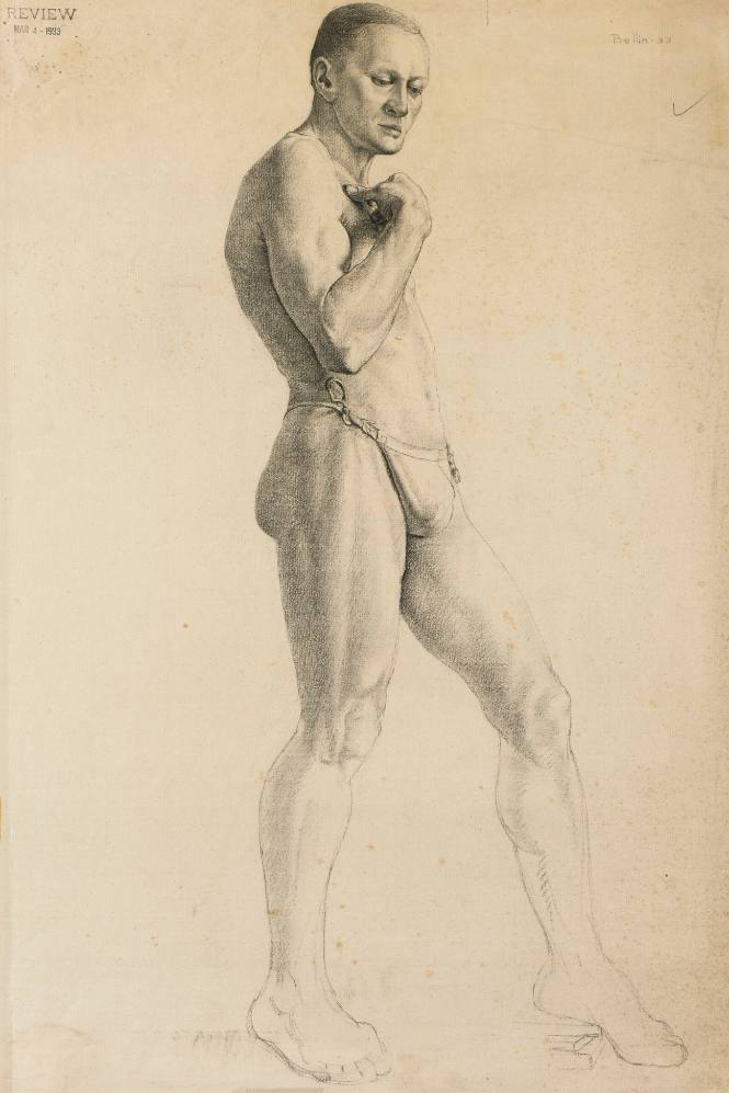 Untitled (Standing male nude)