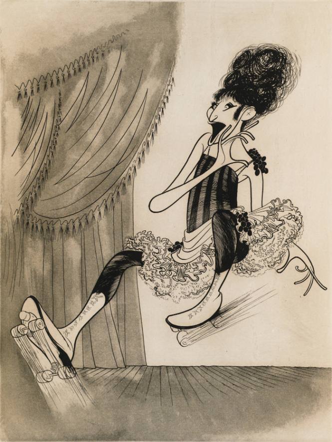 Woman on Roller Skates