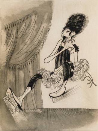 Woman on Roller Skates