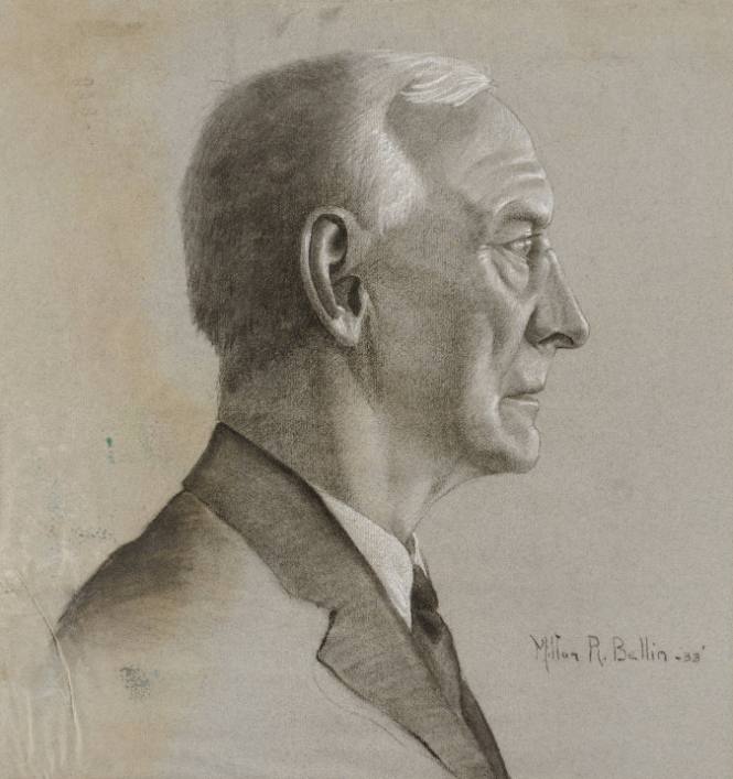 Untitled (Profile Portrait of a Man)