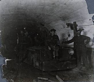 Untitled (Miners in tunnel)