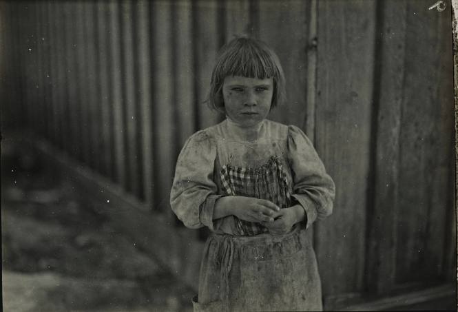 Mary Kosco, four-year-old shucker [Dunbar Cannery]