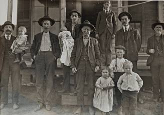 Untitled (Men and young children)