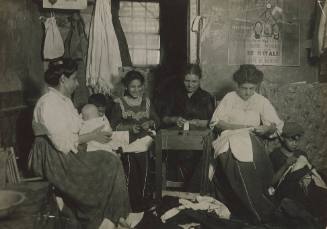 Sweatshop in New York Tenement Work