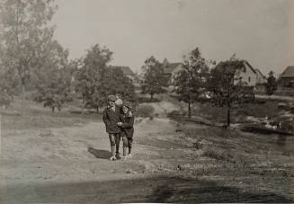 Untitled (Two boys with wrapped feet)