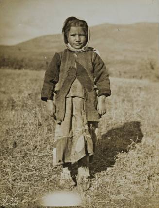 Young Shepardess [sic] on the Hill Slopes of Greece Near Athens