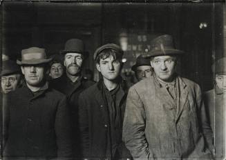 Midnight at the Bowery Mission Bread-Line, in the Old Days of Depression and Winter