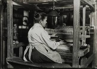 Italian Immigrant Rug Weaver at the Hull House Work-Shop