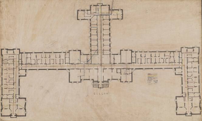 Architectural renderings of Main Building Cellar