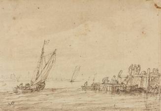 Fishing Boats in a Harbor