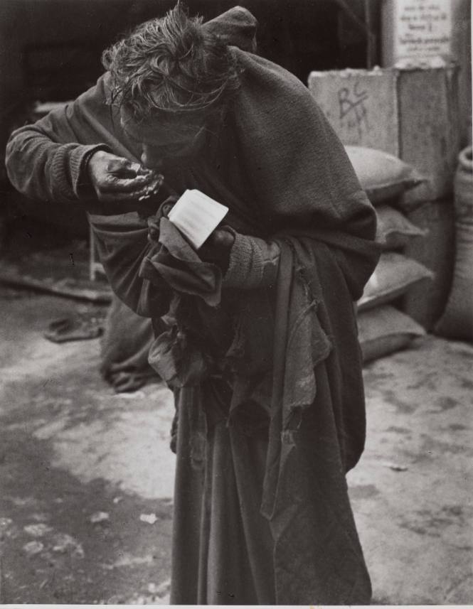 Untitled (Draped figure with cup)