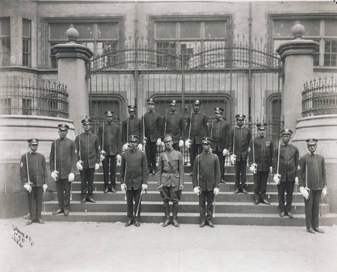 Untitled (Group of military men standing)