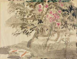Untitled (Tree and goldfish)