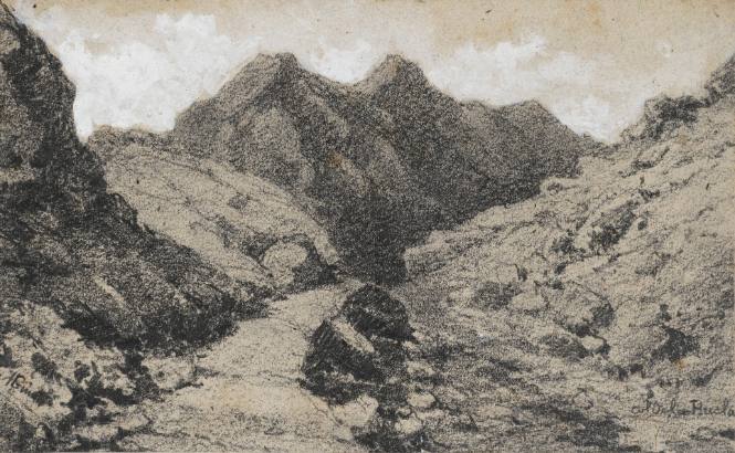 Untitled (Mountainous landscape)