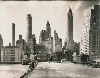 Manhattan Skyline, from Pier 11 (South Street and Jones Lane), Manhattan