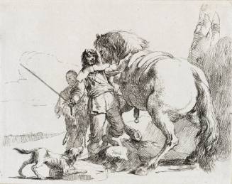 Capricci: The rider standing by his horse