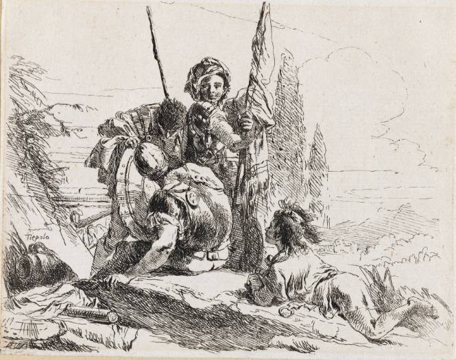 Capricci: Three soldiers and a boy