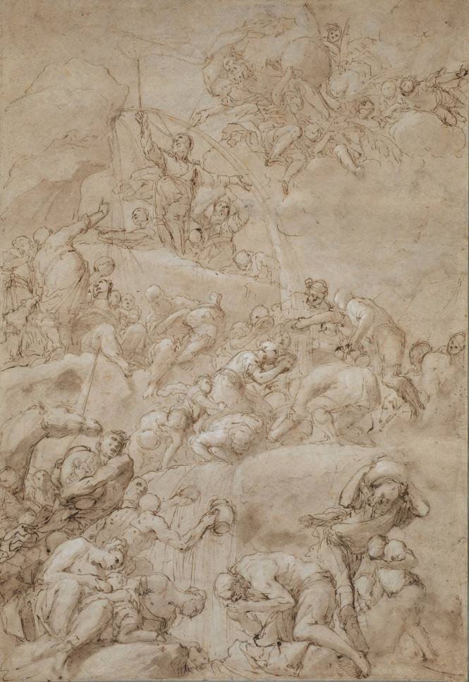 Moses Striking the Rock