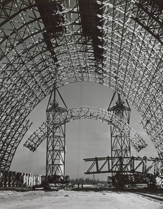 Hangar Construction, Lakehurst, New Jersey