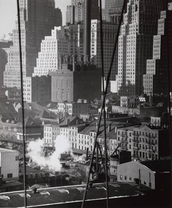 Fulton Fish Market from Brooklyn Bridge