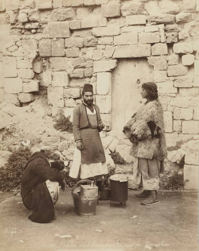 Coffee-seller in the Streets of Jerusalem [Ten Views of the Holy land and Nubia]