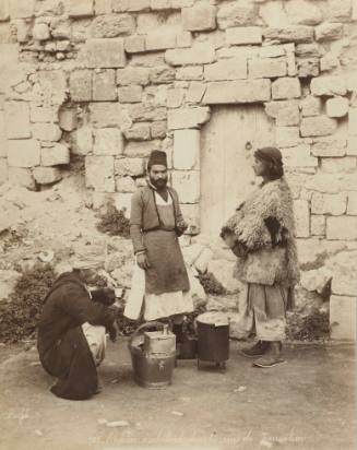 Coffee-seller in the Streets of Jerusalem [Ten Views of the Holy land and Nubia]