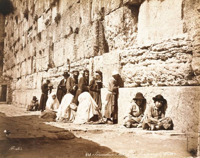 Jerusalem, Wall Where the Jews Go to Weep [Ten Views of the Holy land and Nubia]