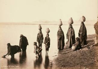 Beni-Hassan, Banks of the Nile, Fellahins Carrying Water