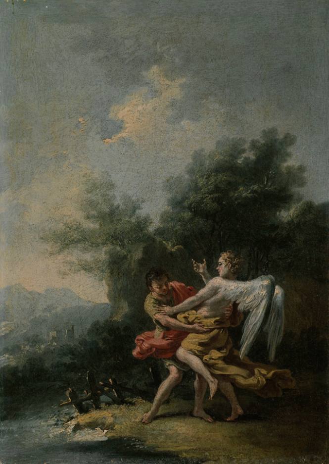 Angels of the Old Testament: Jacob Wrestling with the Angel