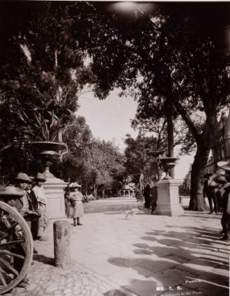 Promenade in the Plaza, Puebla, Mexico