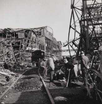 Repairing Tracks at Krupps Plant, Essen, Germany