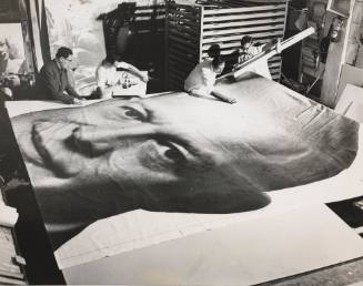 Eisenhower Campaign Banner in Production