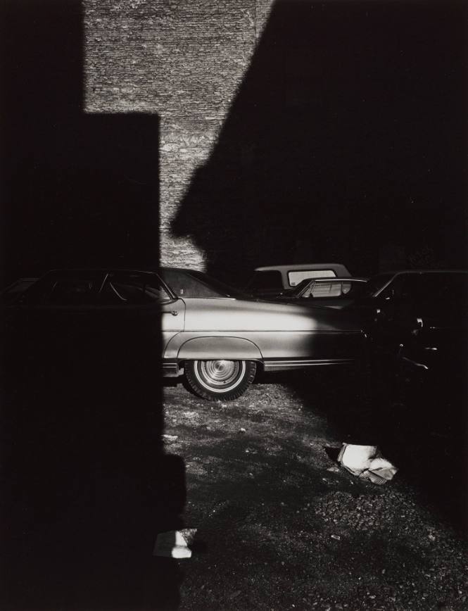 Untitled [Cars in alley]
