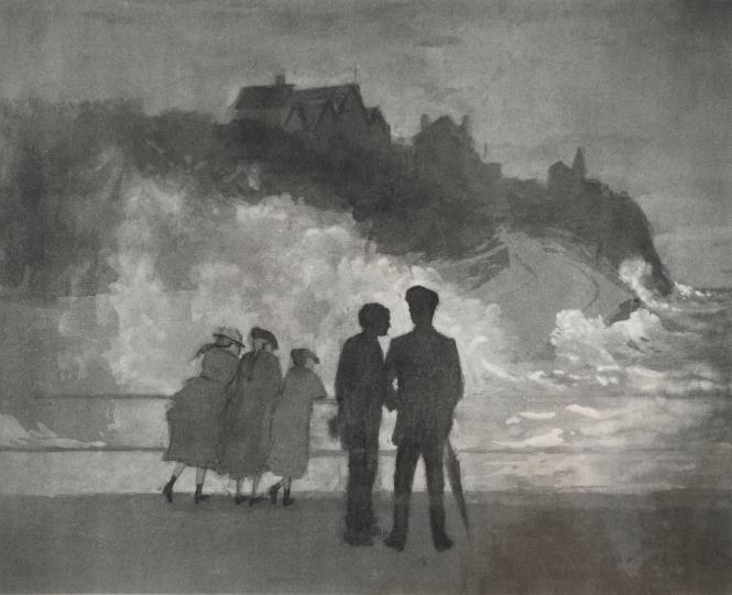 Figures by the Seaside