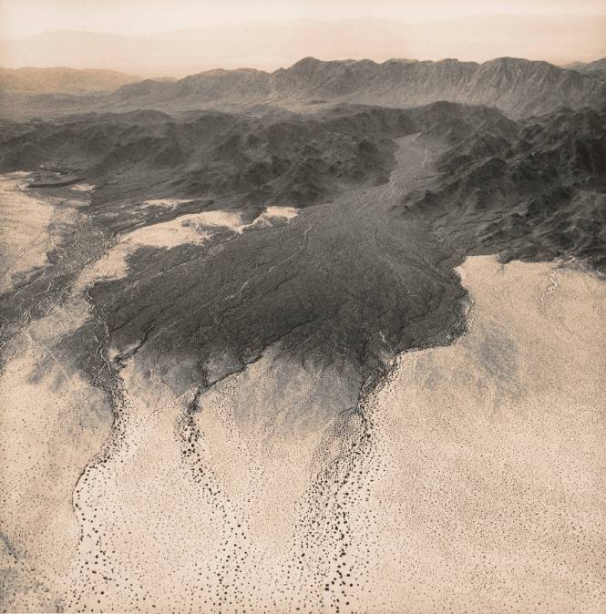 Open Pit Mine, north of the Fallon Naval Air Station Bombing Range, Nevada