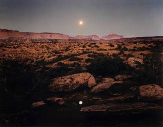 Moonrise over Pie Pan, Capitol Reef National Park, Utah